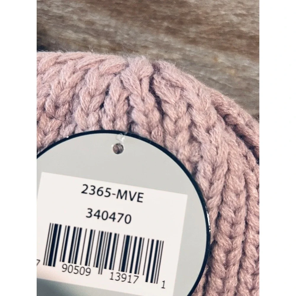 Amity Cold‎ Guard Women's Mauve Thermal Knit Hat Beanie NEW Super Nice Beautiful